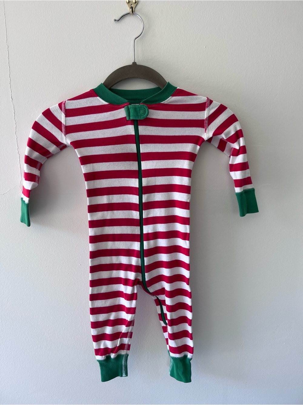 Hanna Andersson | Red and White Striped Onesie | 18-24 Months